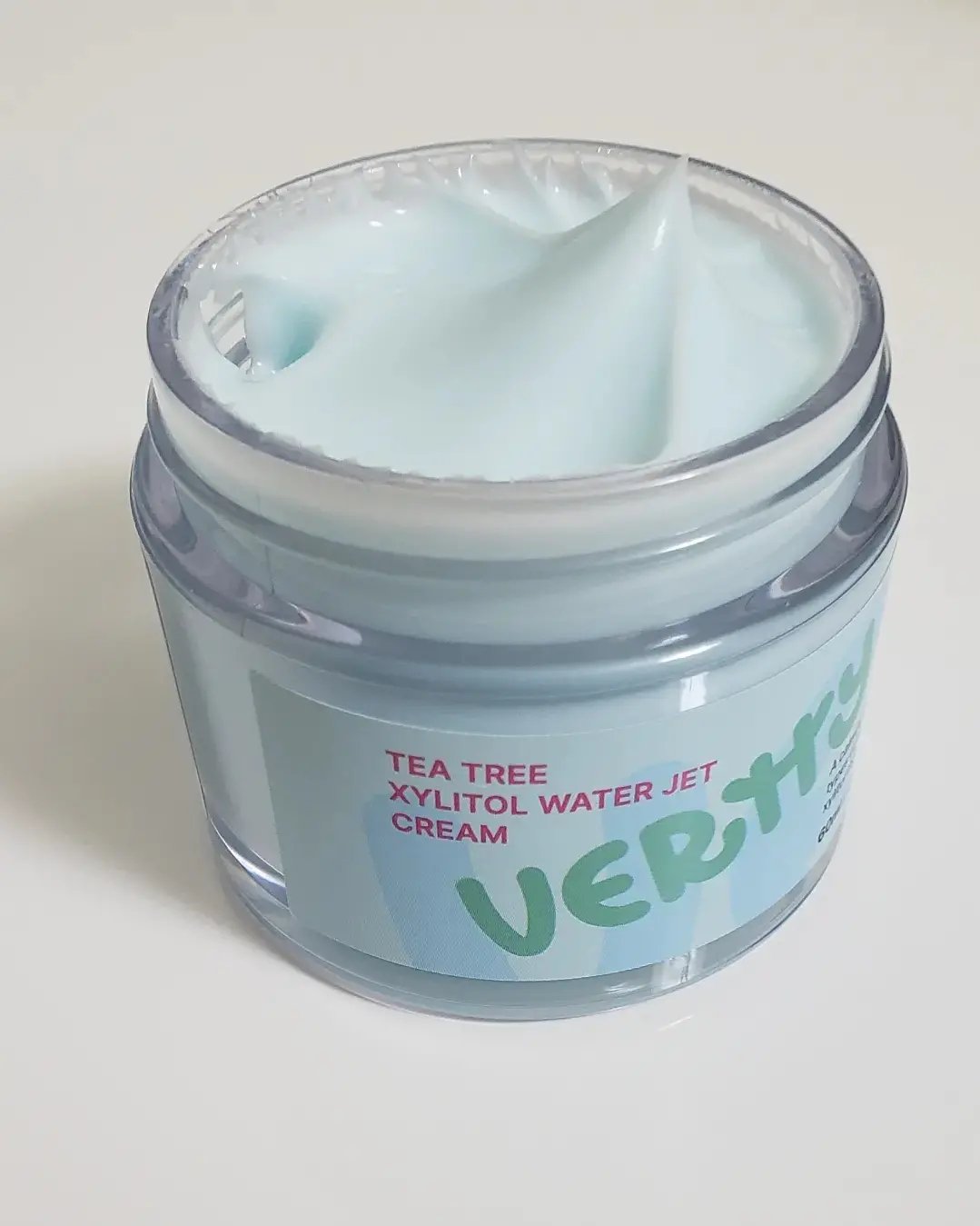 ティーツリーキシリトールウォータージェットクリーム/Vertty/フェイスクリームを使ったクチコミ（3枚目）