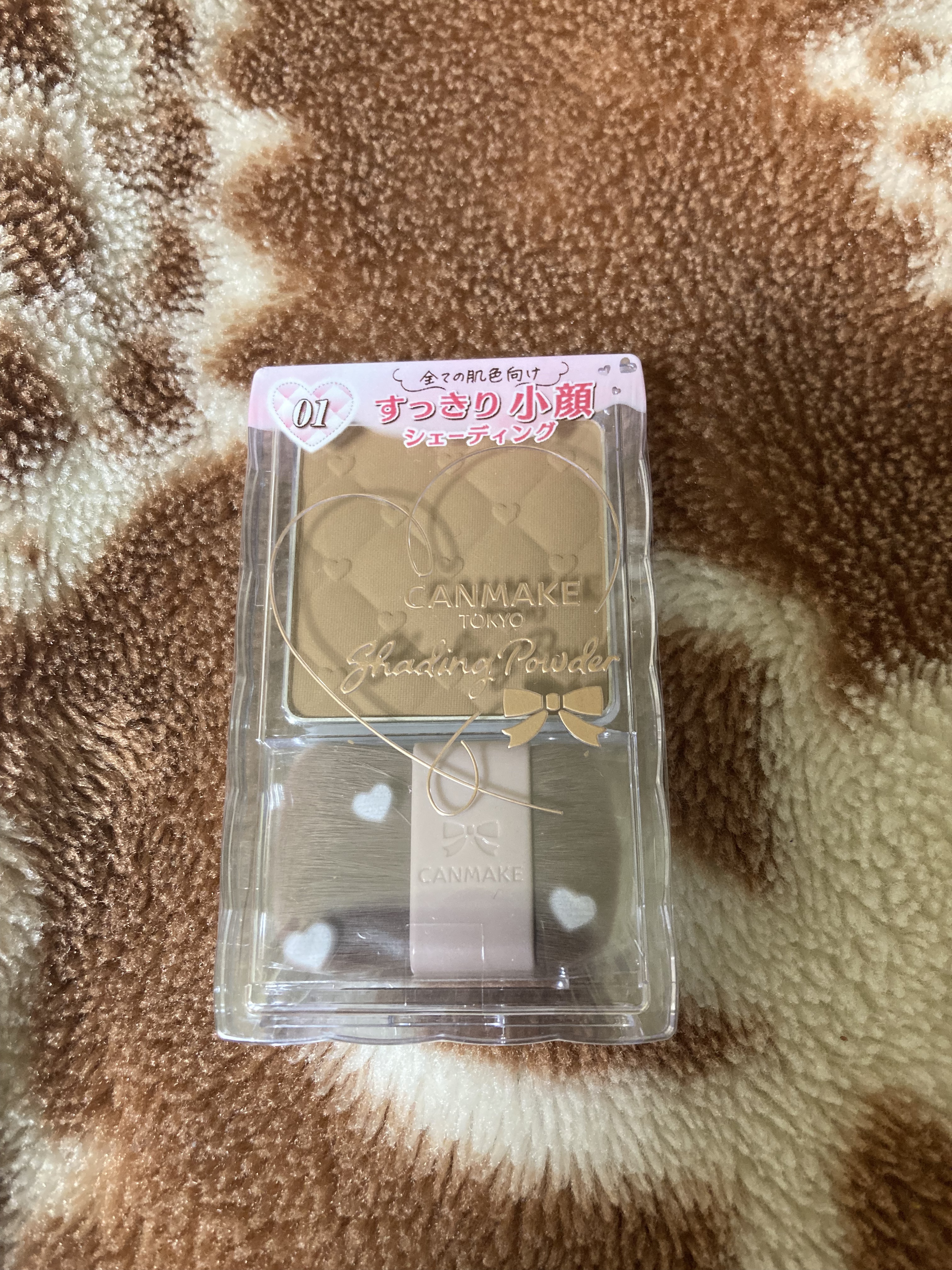 シェーディングパウダー 01 デニッシュブラウン/キャンメイク/シェーディングを使ったクチコミ（1枚目）