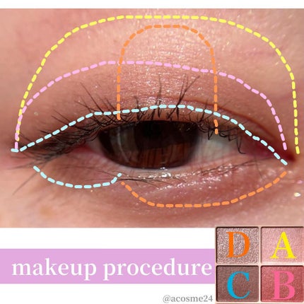 シルキースフレアイズ(マットタイプ)/キャンメイク/アイシャドウパレットを使ったクチコミ(2枚目)