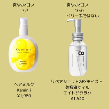 リペアショット＆EXモイスト 美容液オイル 100ml/エイトザタラソ/ヘアオイルの画像