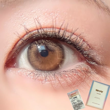 MOON カノアブラウン/カラコンムーン/カラーコンタクトレンズを使ったクチコミ(7枚目)