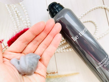 スパークリングオイル クレンジング&シャンプー ブラック /Le ment/市販シャンプーを使ったクチコミ(4枚目)