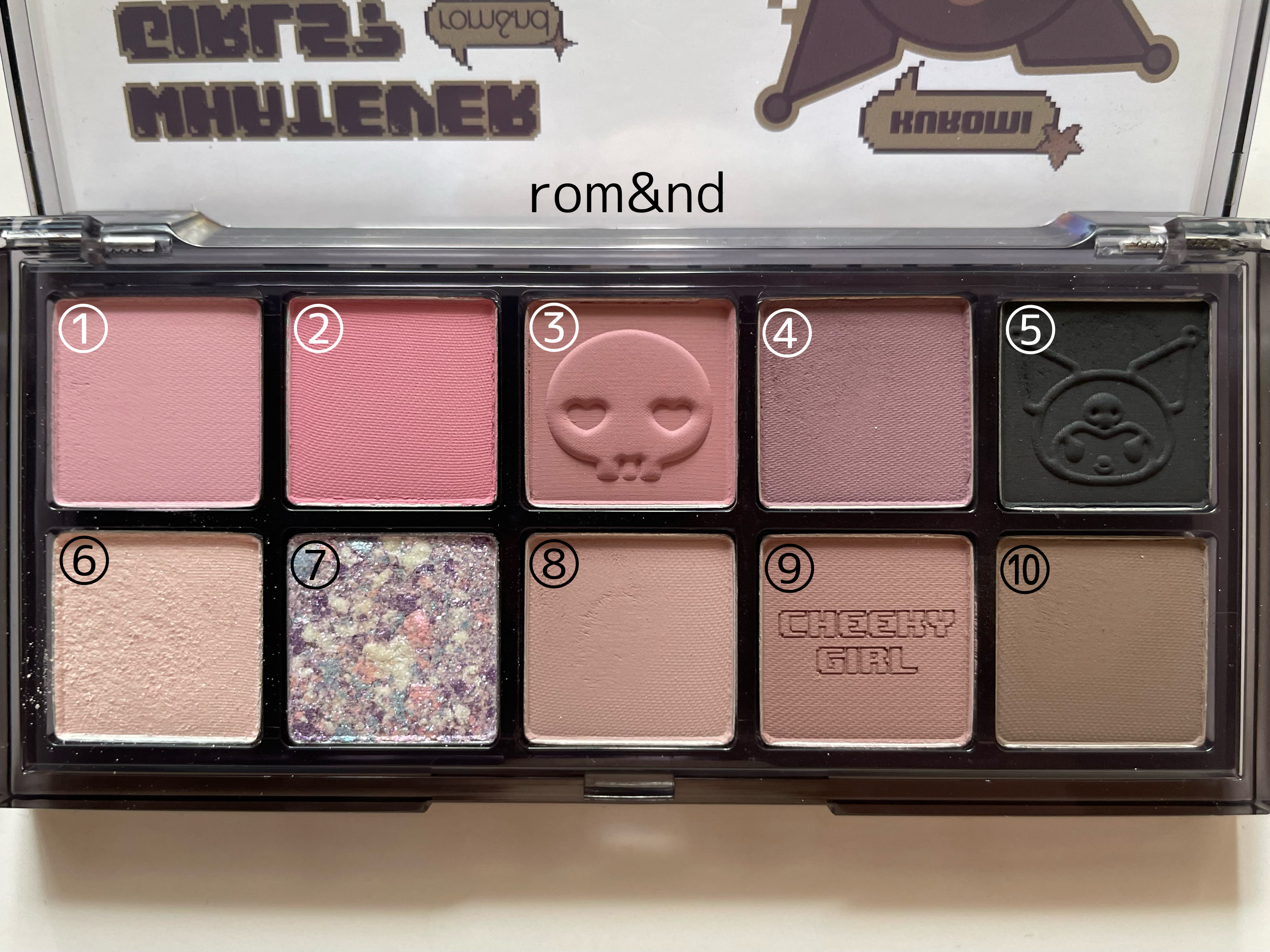 ベターザンパレット/rom&nd/アイシャドウパレットを使ったクチコミ（2枚目）