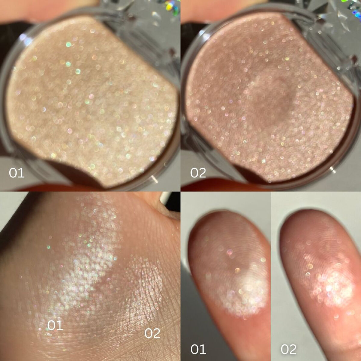 むにゅっとハイライター/キャンメイク/クリームハイライトを使ったクチコミ（2枚目）