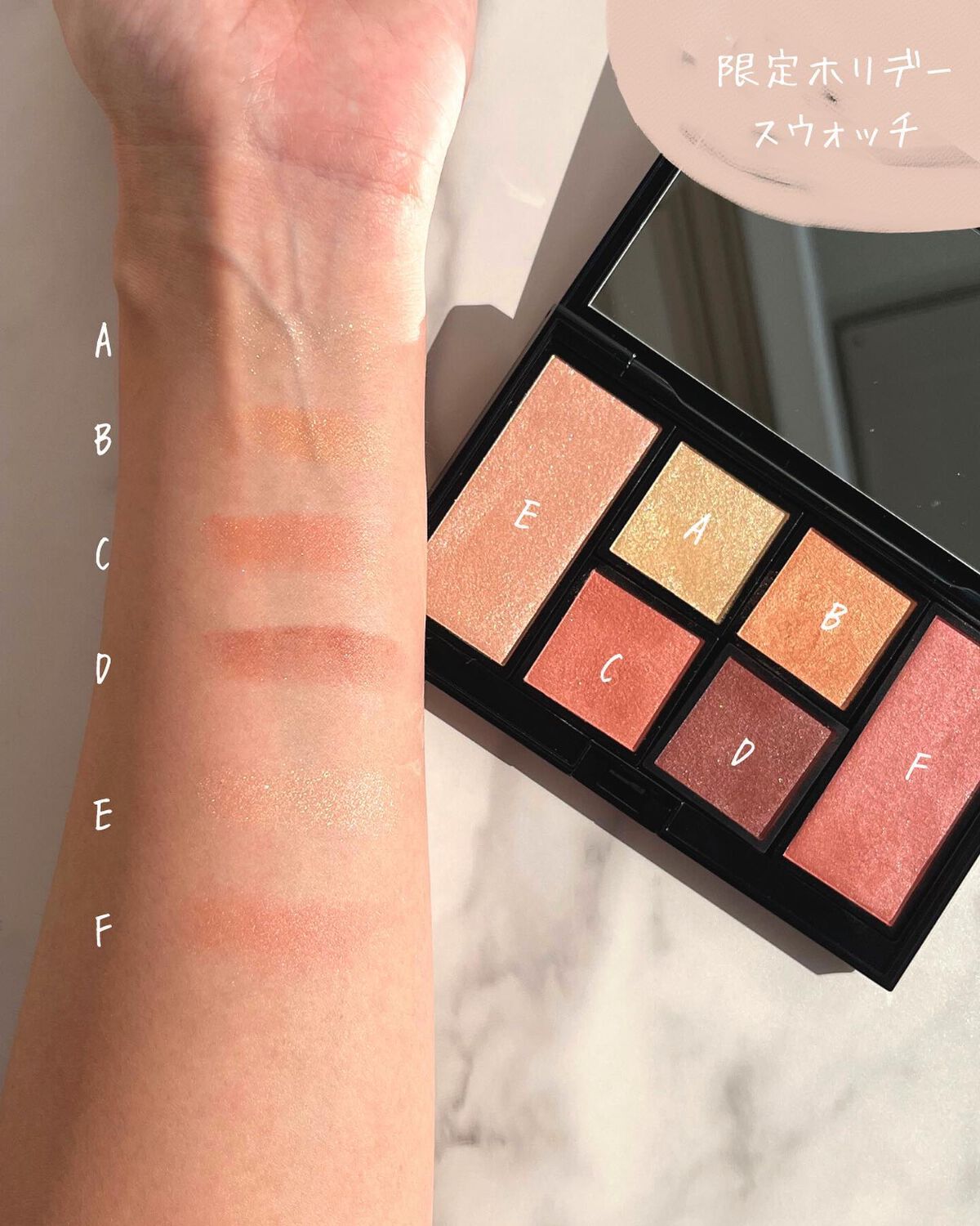 アイ & チーク コンパクトアディクション “ストーリー オブ ライフ”/ADDICTION/アイシャドウパレットを使ったクチコミ(4枚目)