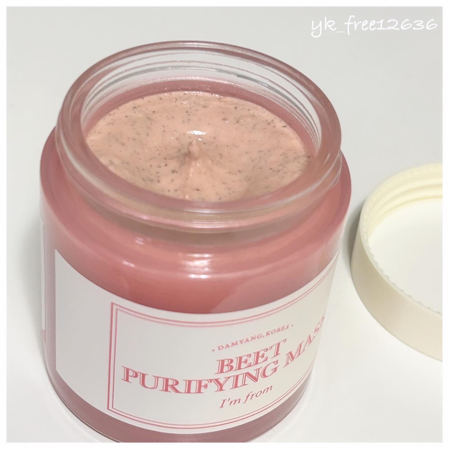 ビーツピュリファイングフェイスマスク/I'm from/洗い流すパック・マスクを使ったクチコミ（2枚目）