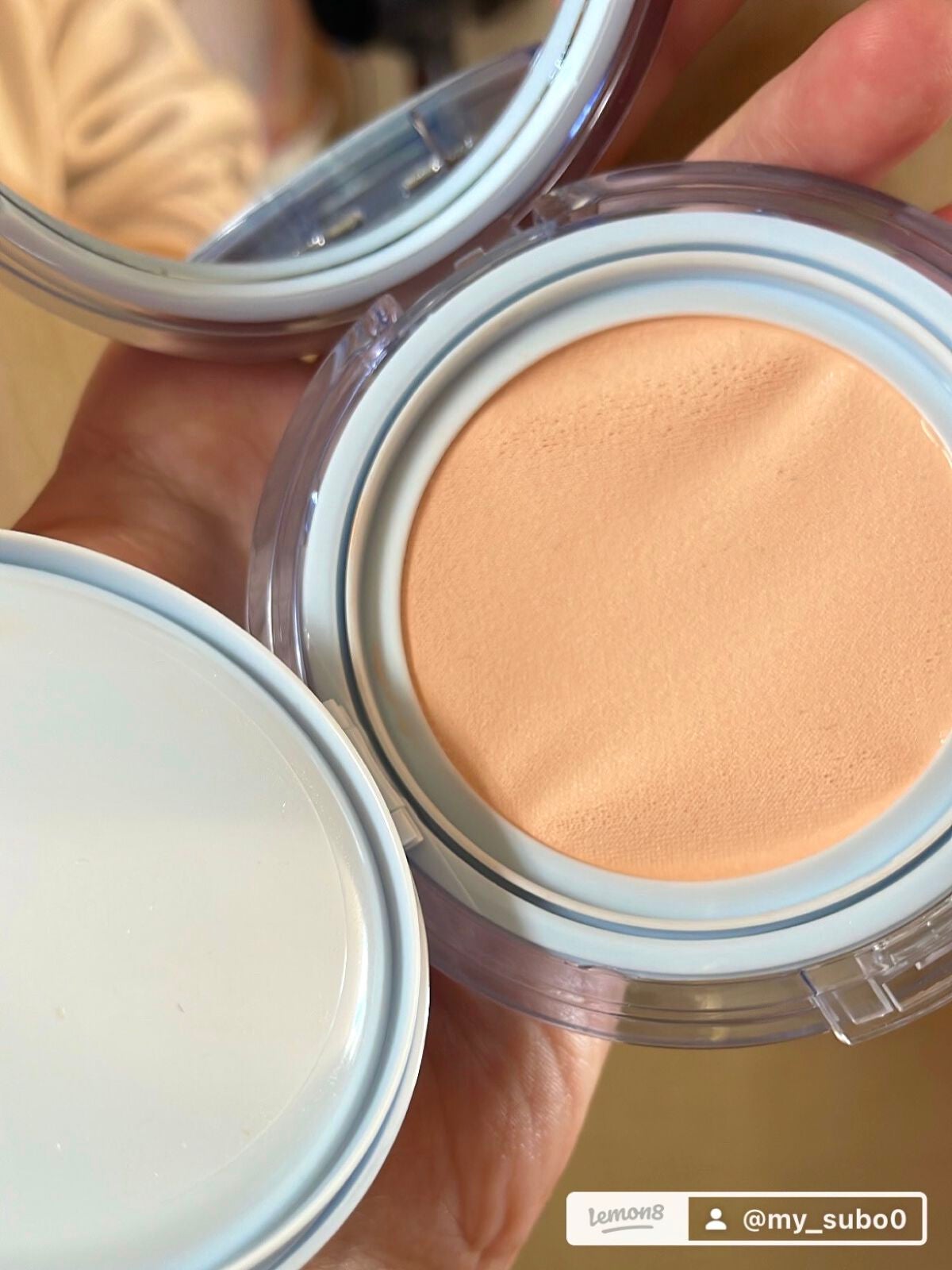 ベアウォータークッション/rom&nd/クッションファンデーションを使ったクチコミ(3枚目)