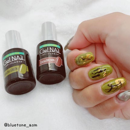 ジェルネイル(ライト対応)/セリア/ジェルネイルを使ったクチコミ(4枚目)