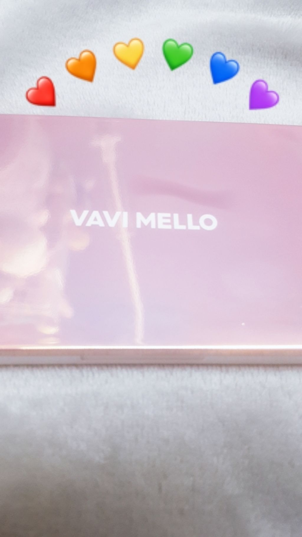 バレンタインボックス2 ピーチパレット/VAVI MELLO/アイシャドウパレットを使ったクチコミ（2枚目）