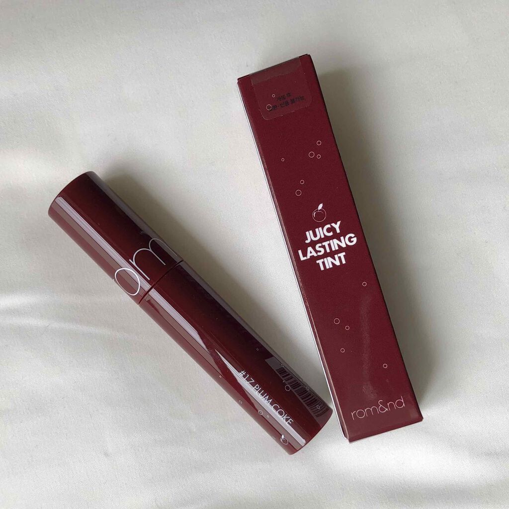 ジューシーラスティングティント/rom&nd/リップティントを使ったクチコミ（1枚目）