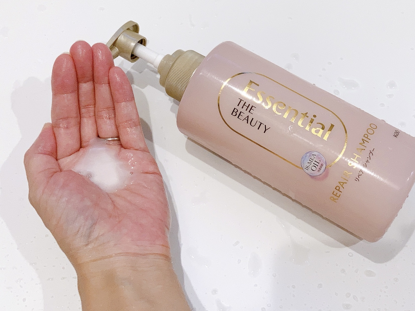 ザビューティ リペアシャンプー・コンディショナー/エッセンシャル/市販シャンプーを使ったクチコミ（2枚目）