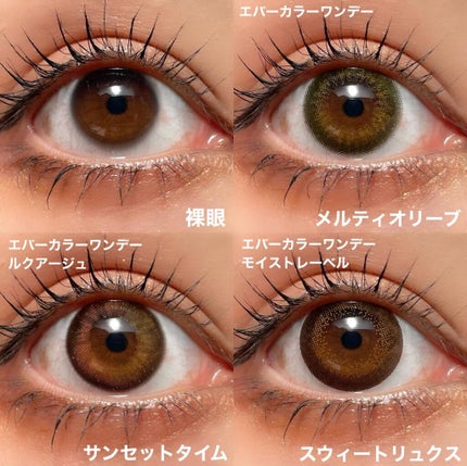 エバーカラーワンデー モイストレーベル スウィートリュクス/エバーカラー/ワンデー(1DAY)カラコンを使ったクチコミ(2枚目)