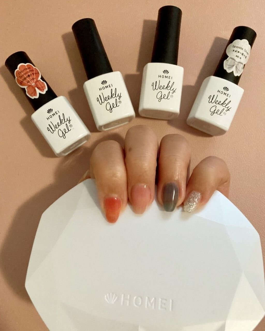 ウィークリージェル/HOMEI/ジェルネイルを使ったクチコミ(1枚目)