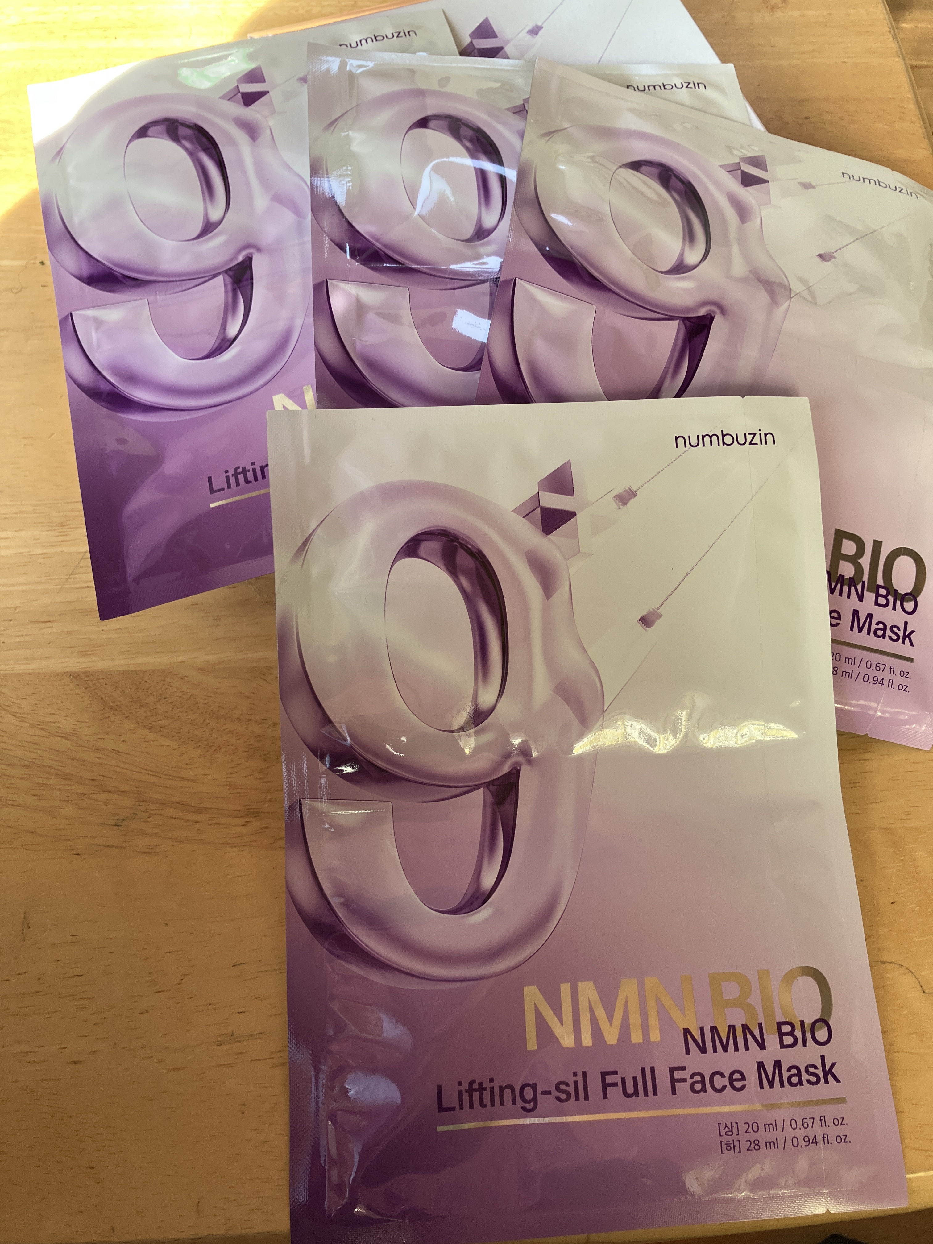 9番 NMNバイオリフトラッピングマスク/numbuzin/シートマスク・パックを使ったクチコミ（2枚目）
