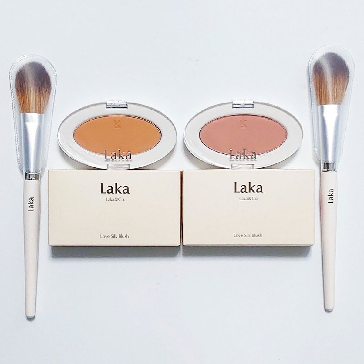 ラブシルクブラッシュ/Laka/パウダーチークを使ったクチコミ（1枚目）
