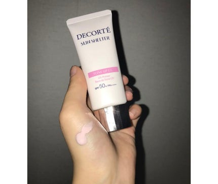 サンシェルター トーンアップCC/DECORTÉ/CCクリームを使ったクチコミ(2枚目)