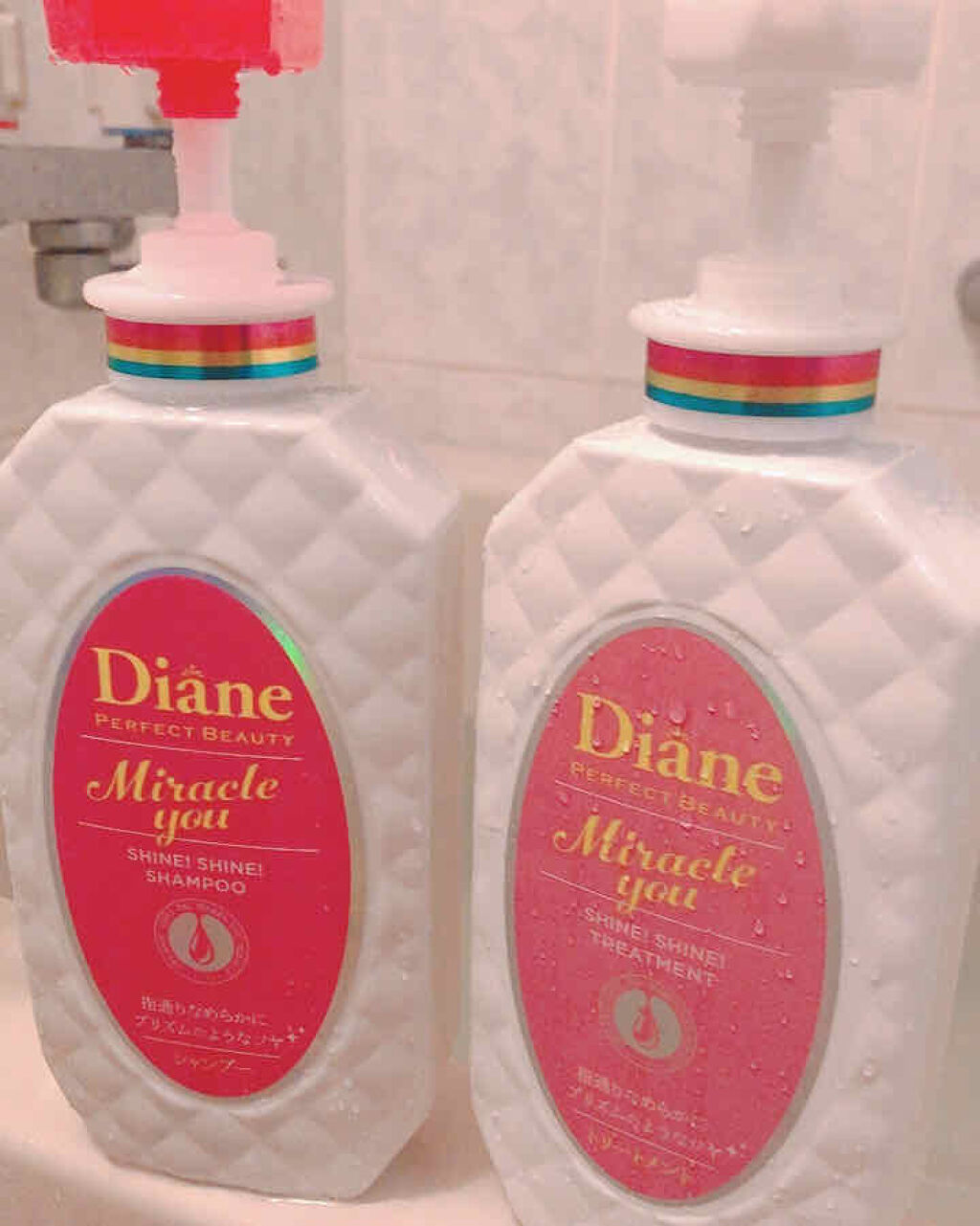 シャインシャイン/シャンプー＆トリートメント/ダイアン/市販シャンプーを使ったクチコミ（1枚目）