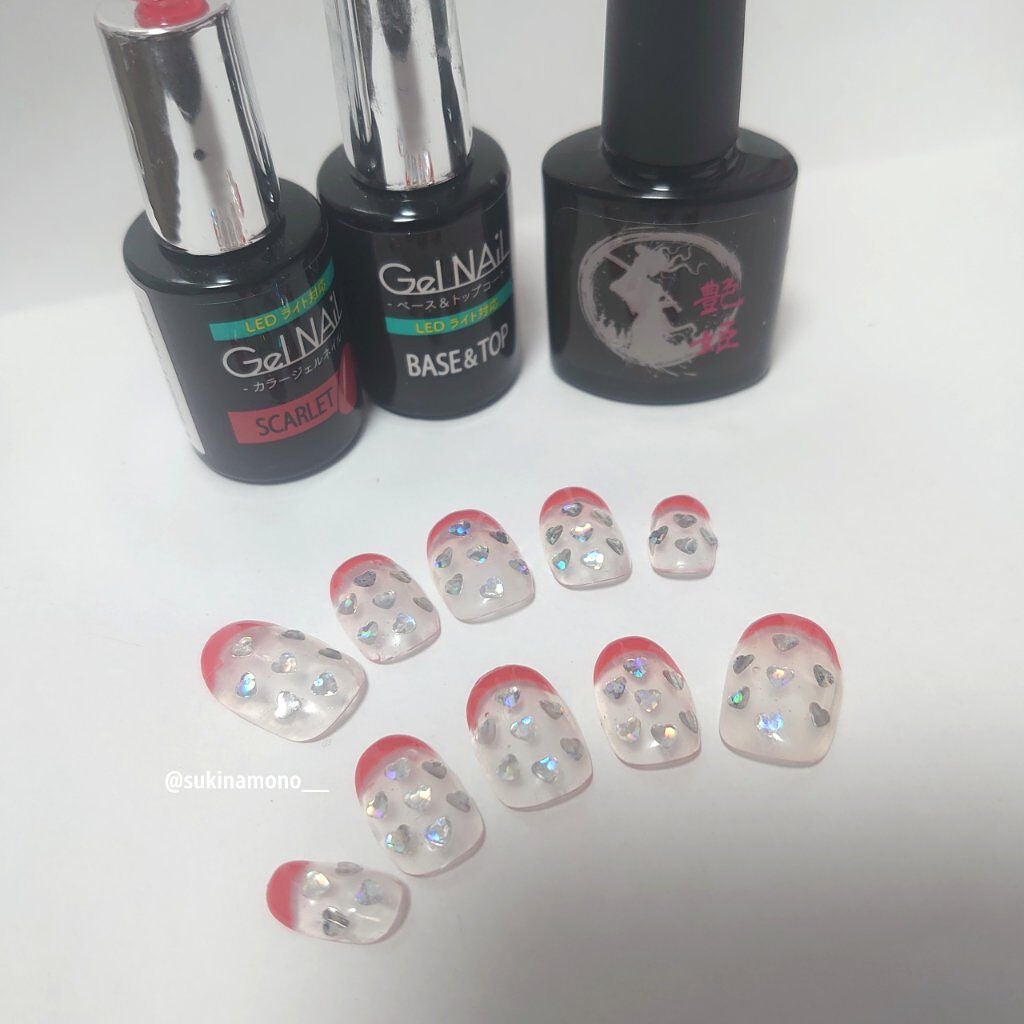 ジェルネイル(ライト対応)/セリア/ジェルネイルを使ったクチコミ(4枚目)