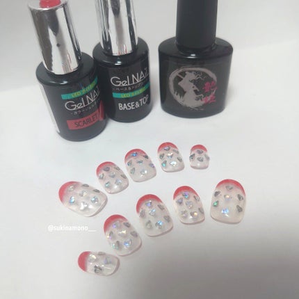 ジェルネイル(ライト対応)/セリア/ジェルネイルを使ったクチコミ(4枚目)