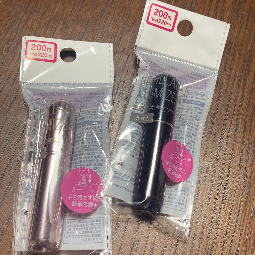 ダイソー 新商品 Daisoを使った口コミ Daiso底部充填方式アトマイザーやっと By ましゅ Lipsﾊﾟｰﾄﾅｰ 混合肌 代前半 Lips