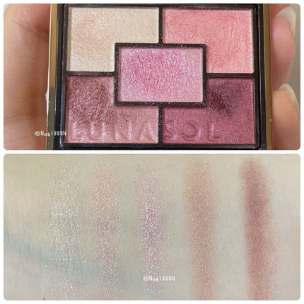 ジェミネイトアイズ N/LUNASOL/アイシャドウパレットを使ったクチコミ(2枚目)