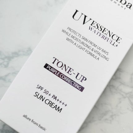 ダルバ ウォータフル トーンアップ サンクリーム(パープル)/ダルバ/日焼け止めクリームを使ったクチコミ(7枚目)