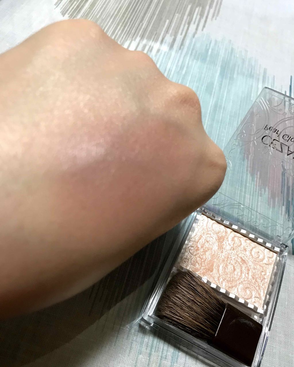 グロウフルールチークス/キャンメイク/パウダーチークを使ったクチコミ（2枚目）