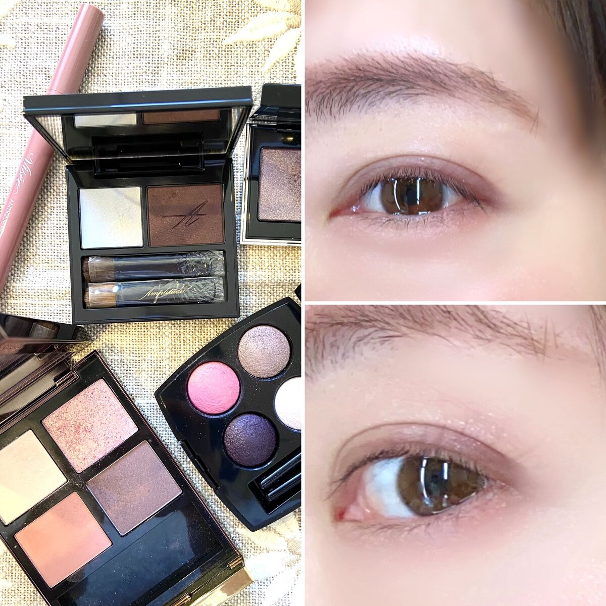 コンスピキュアス ダブルアイズ/Amplitude/アイシャドウパレットを使ったクチコミ（2枚目）