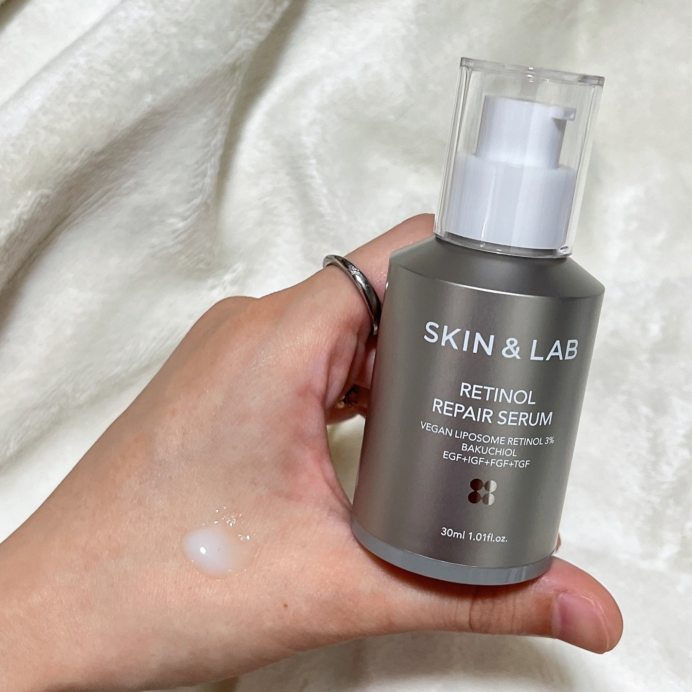 ヴィーガンリポソームレチノールセラム/SKIN&LAB/美容液を使ったクチコミ(1枚目)