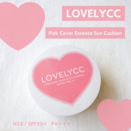 ピンクカバーエッセンスサンクッション/LOVELYCC/クッションファンデーションを使ったクチコミ(1枚目)