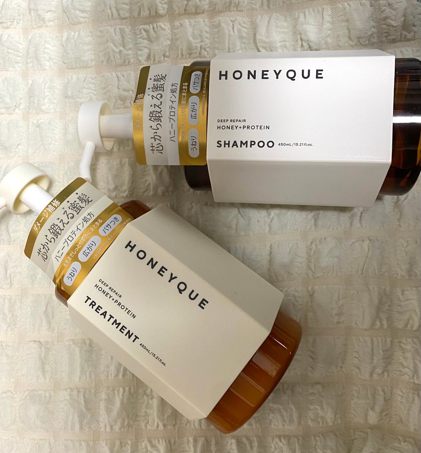 ディープリペア シャンプー モイスト/ヘアトリートメント モイスト/ハニーク/市販シャンプーを使ったクチコミ(2枚目)