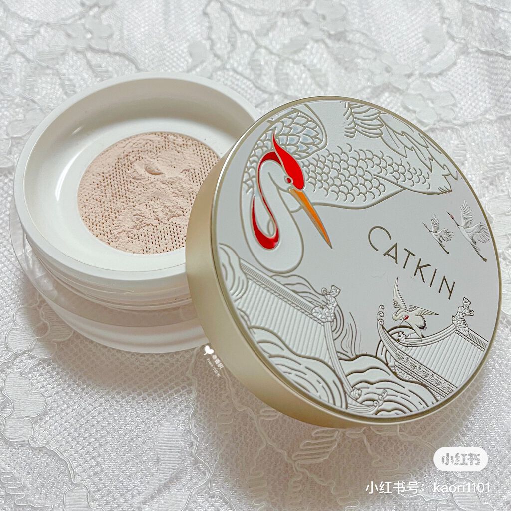 浮生若夢シリーズ フロストルースパウダー/CATKIN/ルースパウダーを使ったクチコミ(5枚目)