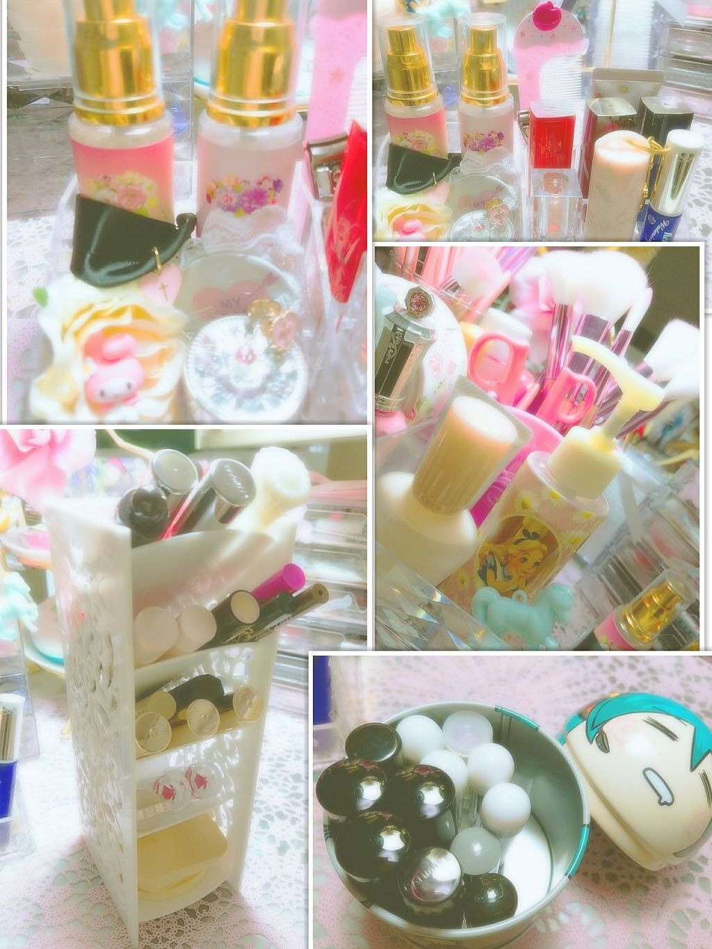 乙女キブンなコットンケース/DAISO/その他化粧小物を使ったクチコミ(3枚目)