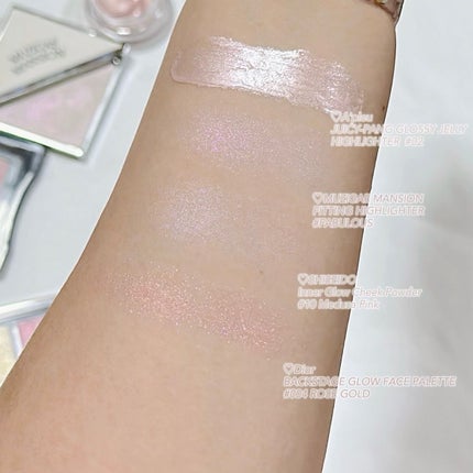 ディオール バックステージ フェイス グロウ パレット/Dior/ハイライトを使ったクチコミ(3枚目)