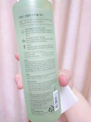 Mamonde CENTELLA TROUBLE TONERのクチコミ「MamondeのCENTELLA TROUBLE TONER使ってみました。容量は250mlで.....」（2枚目）