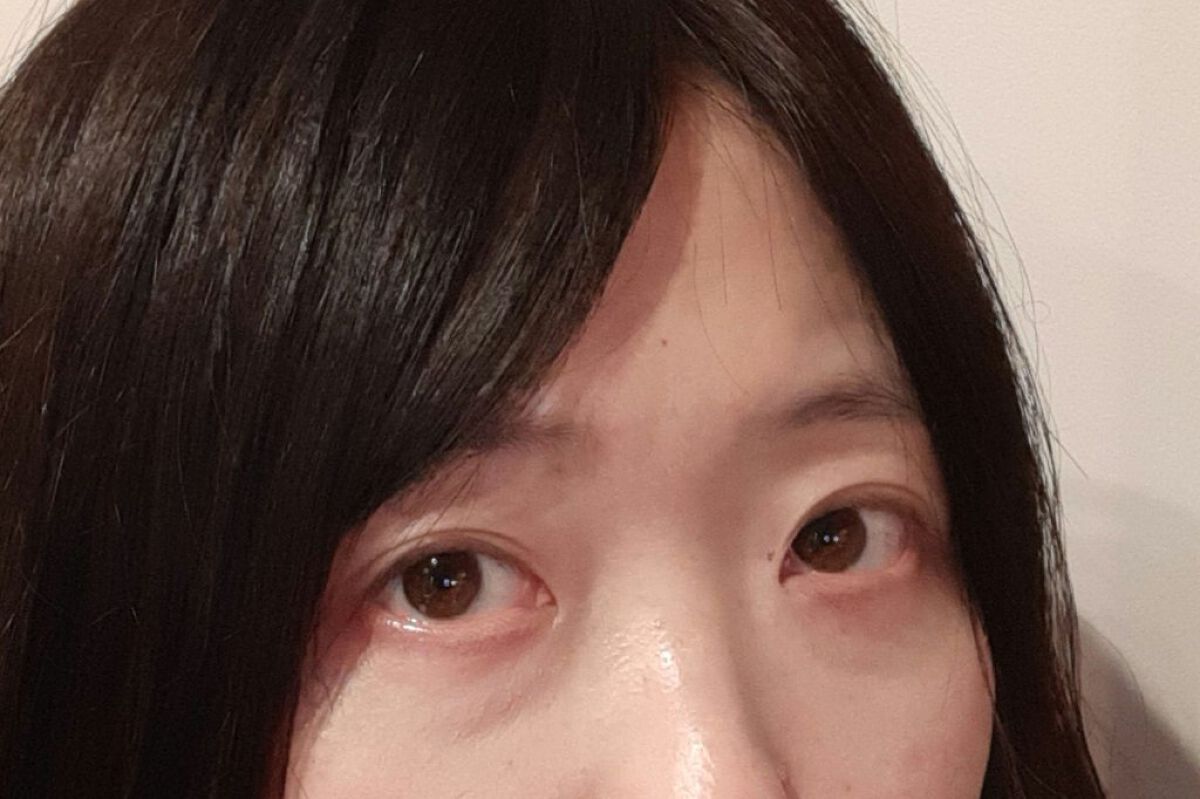 なごみ on LIPS 「午後から白髪染めだったので、ぱぱっと最低限のメイクだけしました..」(2枚目)