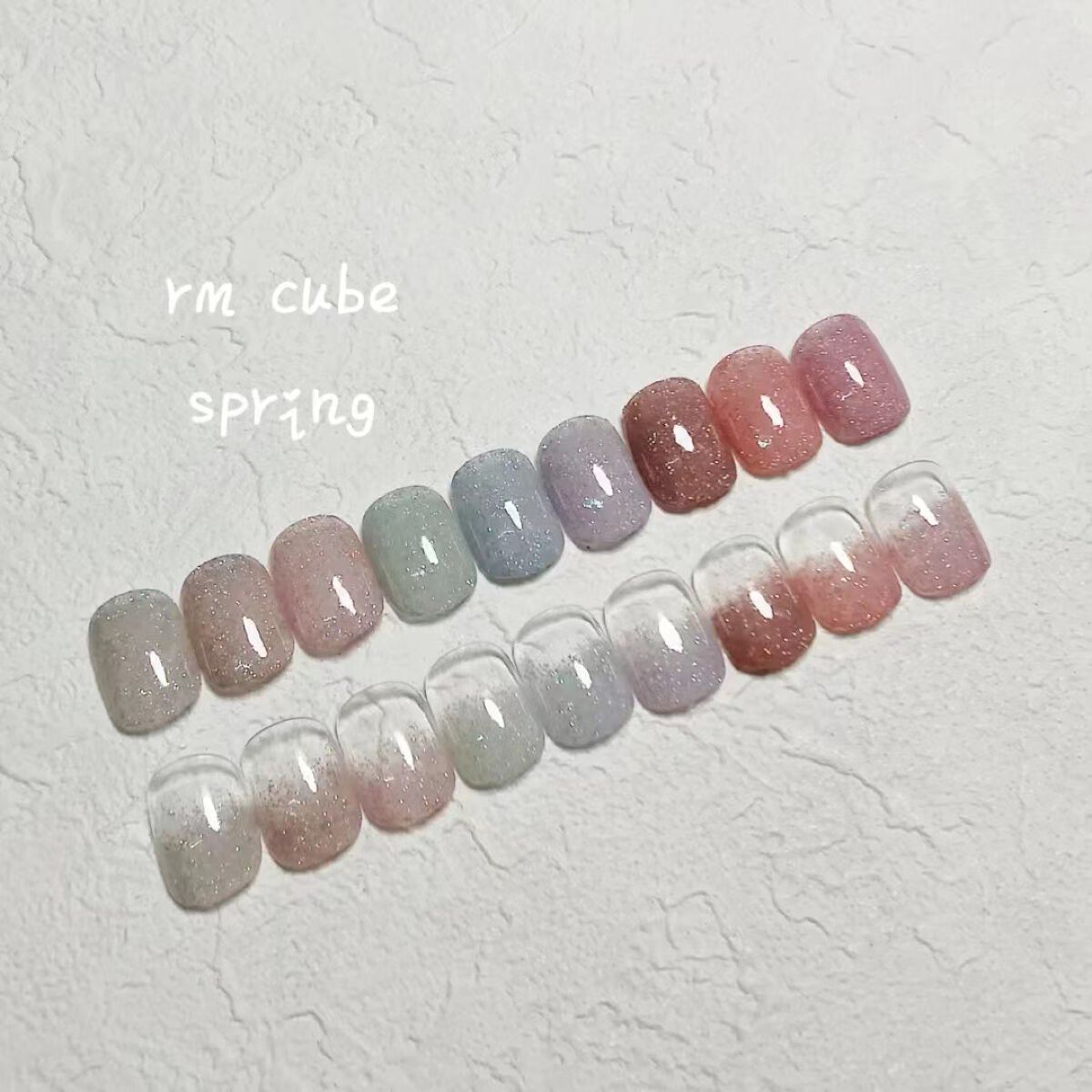 ReyReyReo on LIPS 「RMcubeSpringandAprilネイルグルーの試色楽し..」(6枚目)