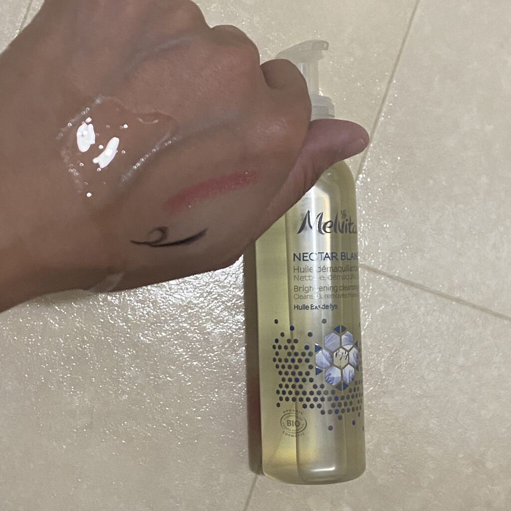 ネクターブラン クレンジングオイル /Melvita/オイルクレンジングを使ったクチコミ（2枚目）