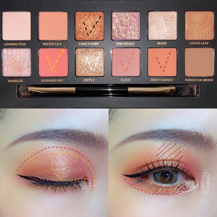 エクスプローラ12色 動物アイシャドウパレット/PERFECT DIARY/アイシャドウパレットを使ったクチコミ(4枚目)