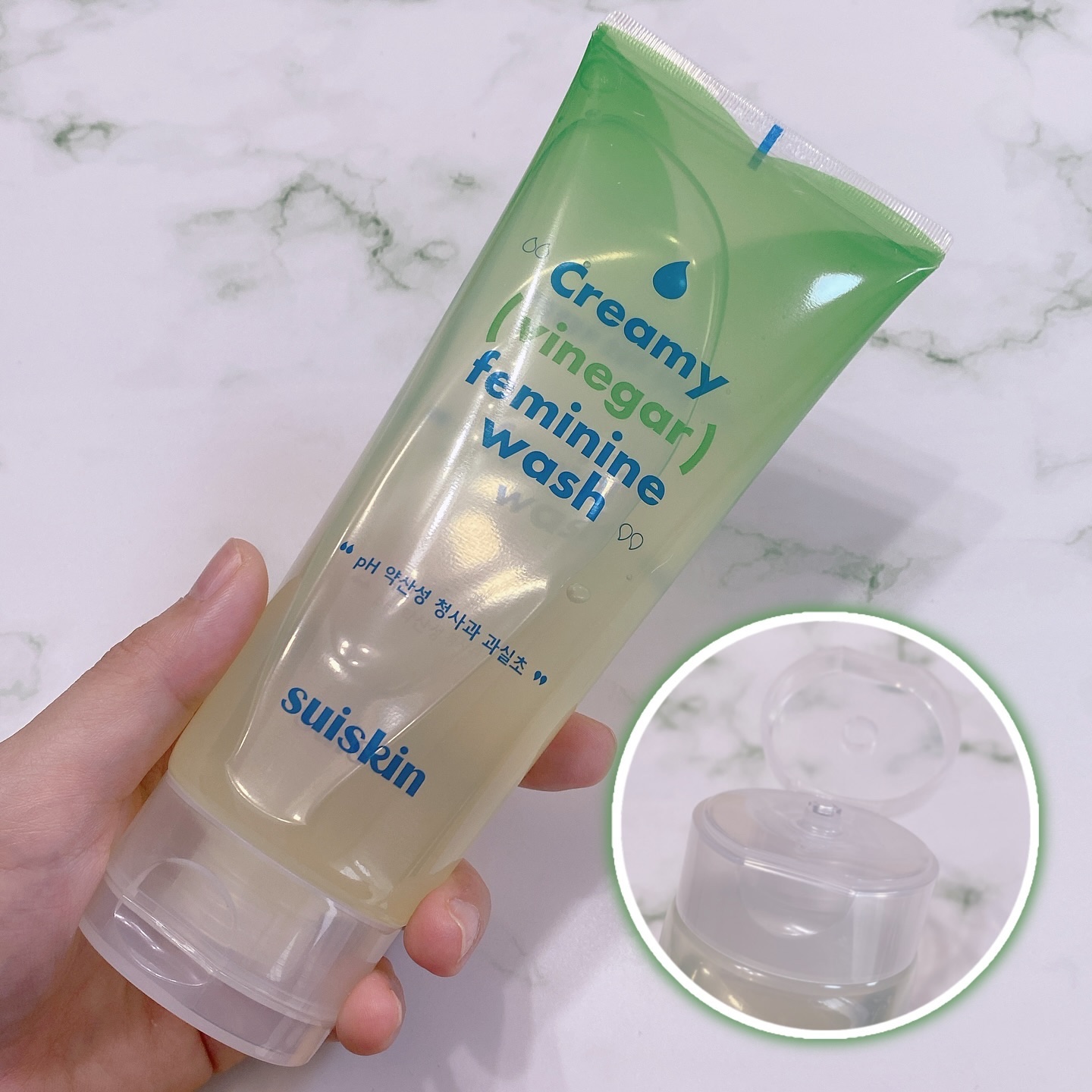 クリーミービネガーフェミニンウォッシュ/suiskin/ボディソープを使ったクチコミ（2枚目）