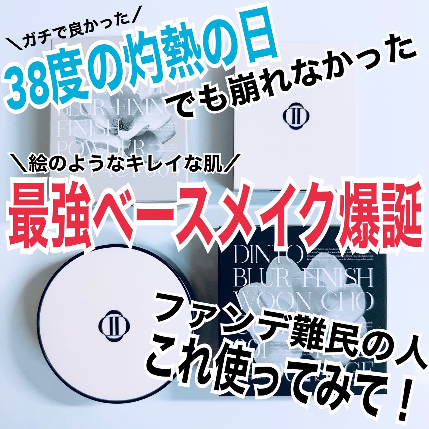 ブラーフィニッシュ雲楚クッション/Dinto/クッションファンデーションを使ったクチコミ(1枚目)