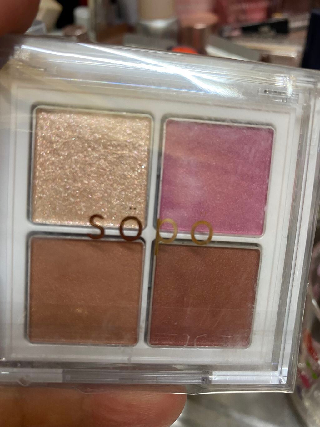 アイパレット/sopo/アイシャドウパレットを使ったクチコミ(1枚目)