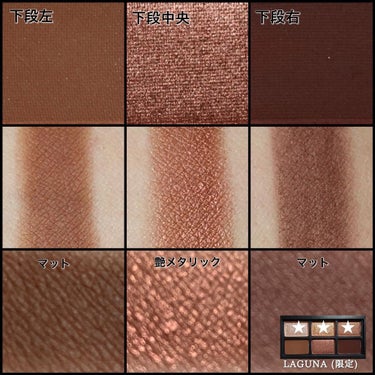  アンラップド ミニアイシャドーパレット LAGUNA /NARS/パウダーアイシャドウを使ったクチコミ（3枚目）