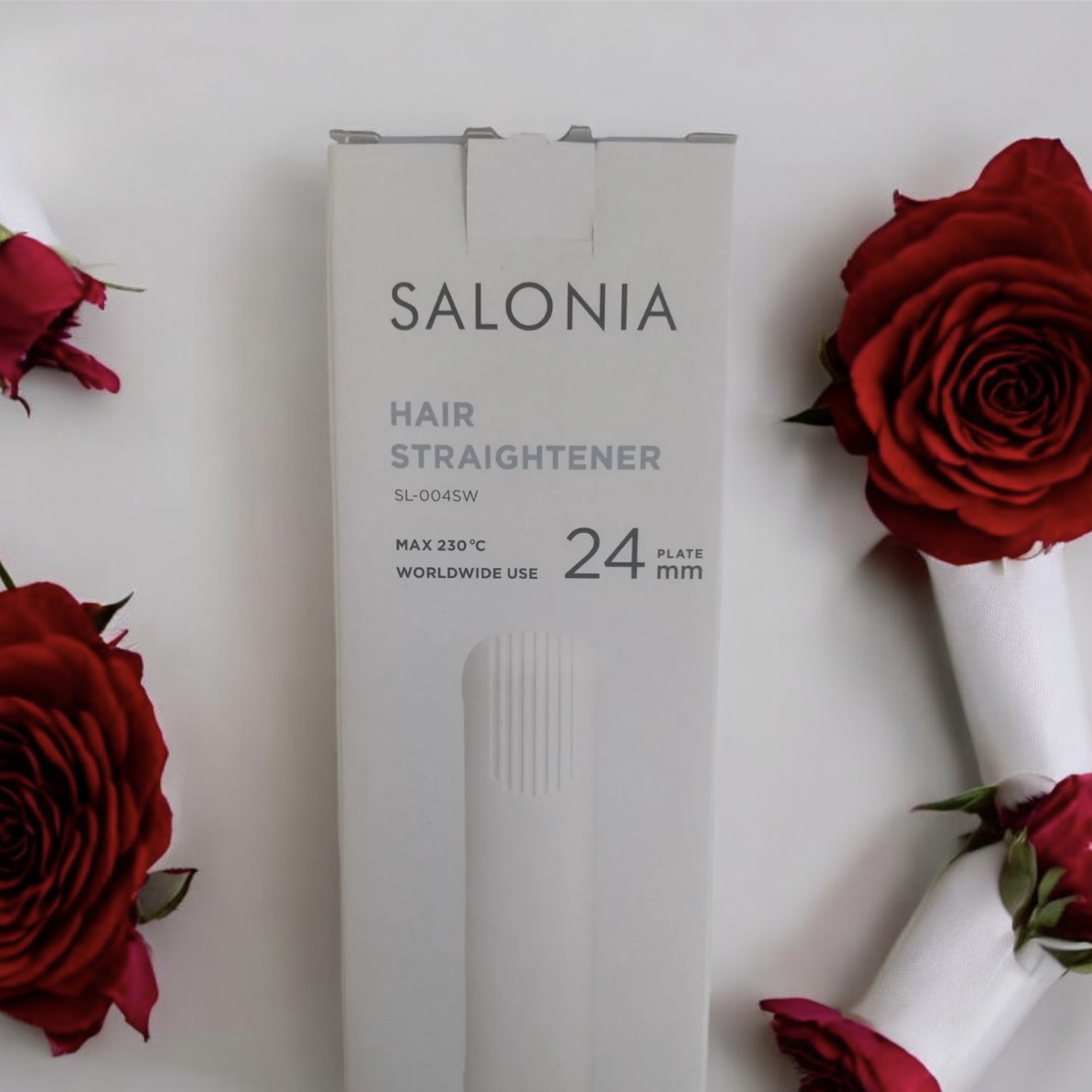 ストレートヘアアイロン ホワイト/SALONIA/ストレートアイロンを使ったクチコミ（1枚目）