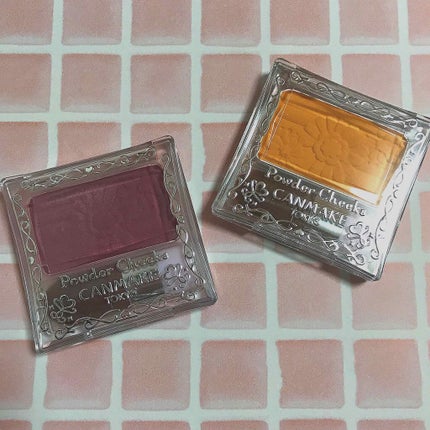 【旧品】パウダーチークス/キャンメイク/パウダーチークを使ったクチコミ(1枚目)