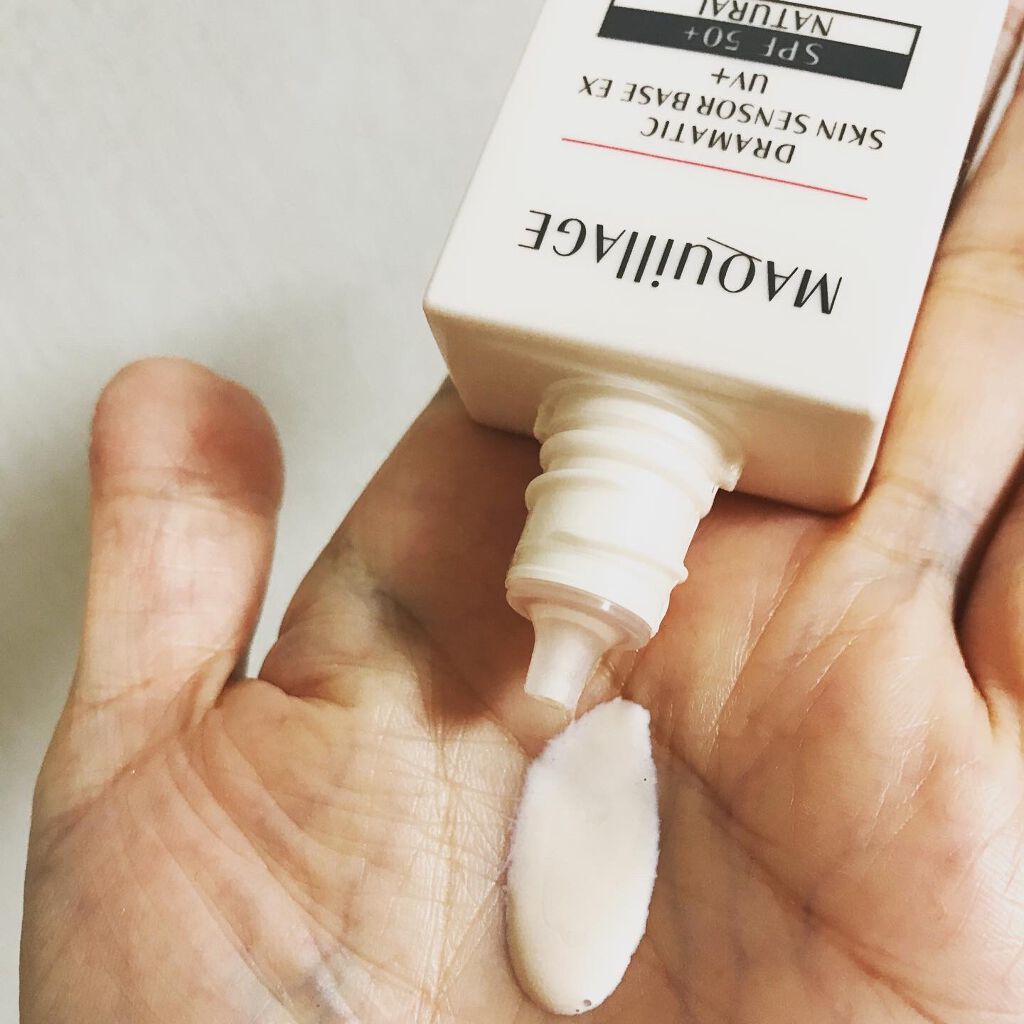 ドラマティックスキンセンサーベース EX UV+/マキアージュ/化粧下地を使ったクチコミ（2枚目）