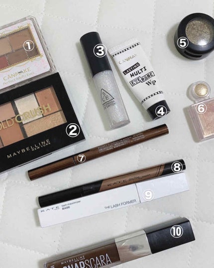 パーフェクトマルチアイズ/キャンメイク/アイシャドウパレットを使ったクチコミ(2枚目)