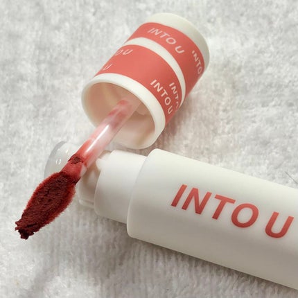 スーパーマットリップ&チークマッド/INTO U/口紅を使ったクチコミ(7枚目)