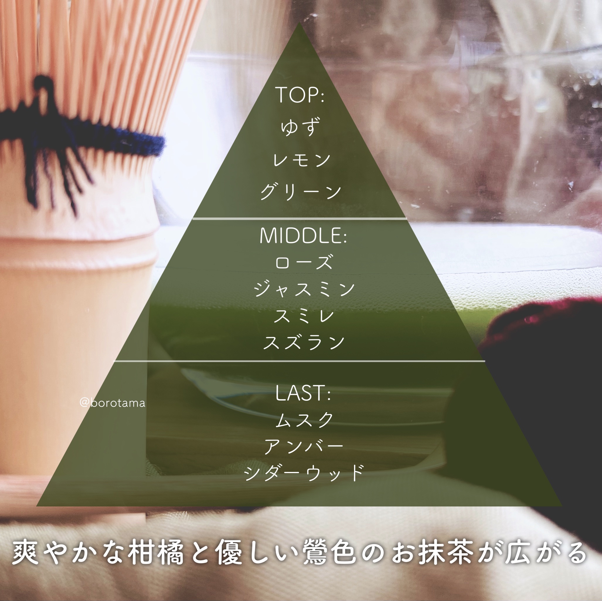 抹茶 オードパルファン/SHIRO/香水(レディース)を使ったクチコミ（3枚目）