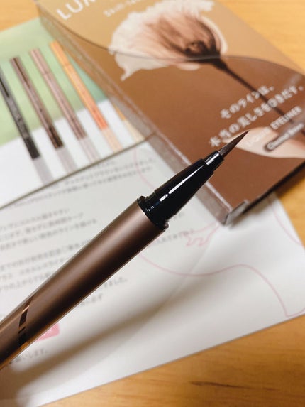 スキルレスライナー/LUMIURGLAS/リキッドアイライナーを使ったクチコミ(1枚目)